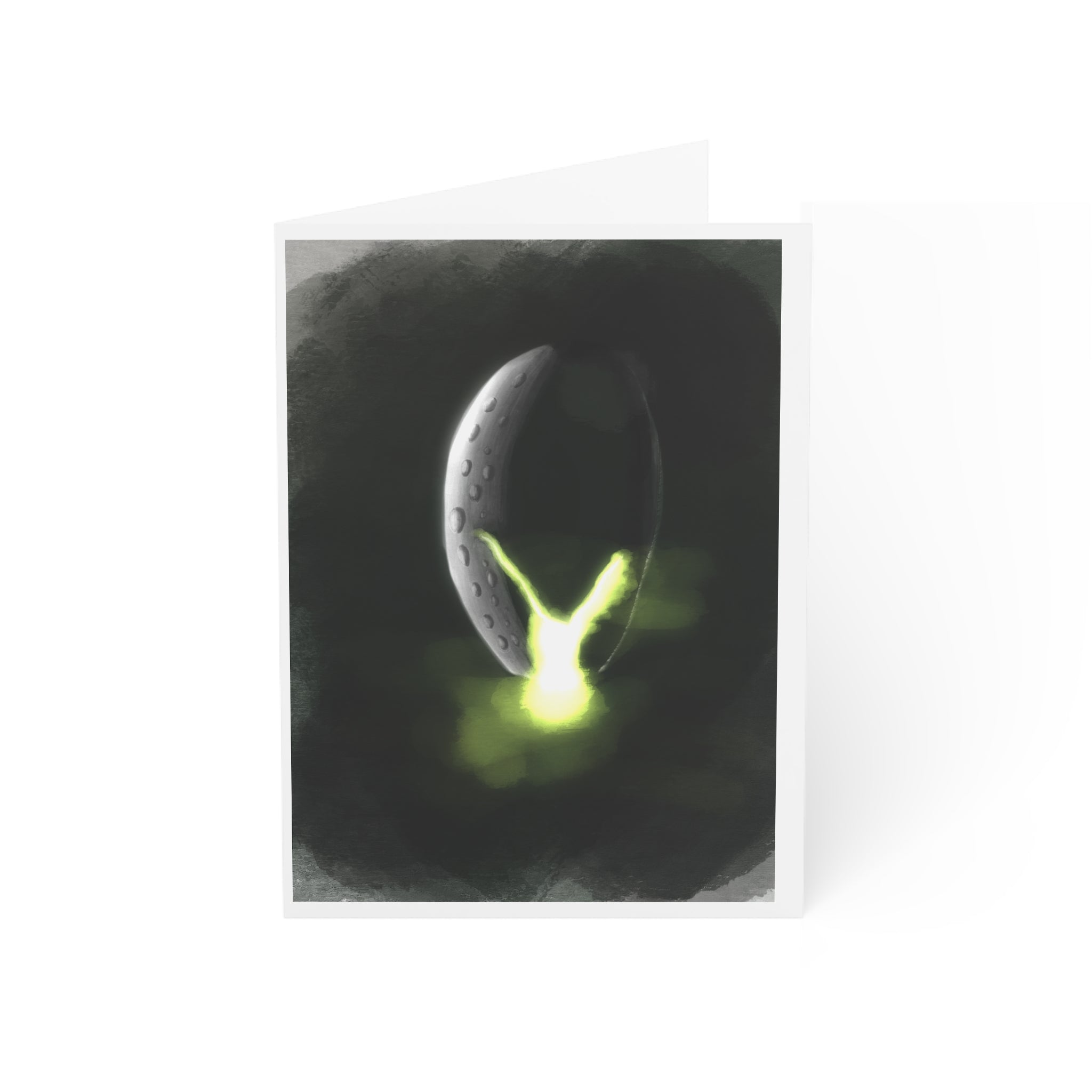 Alien baby greeting card