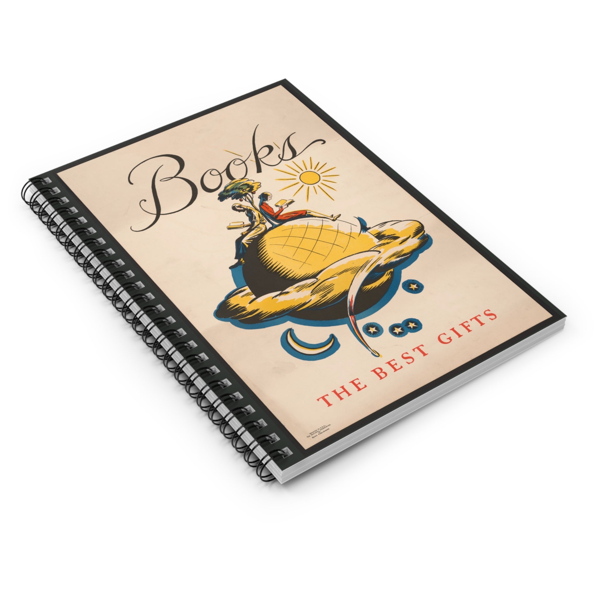 Books: the Best Gifts vintage spiral notebook