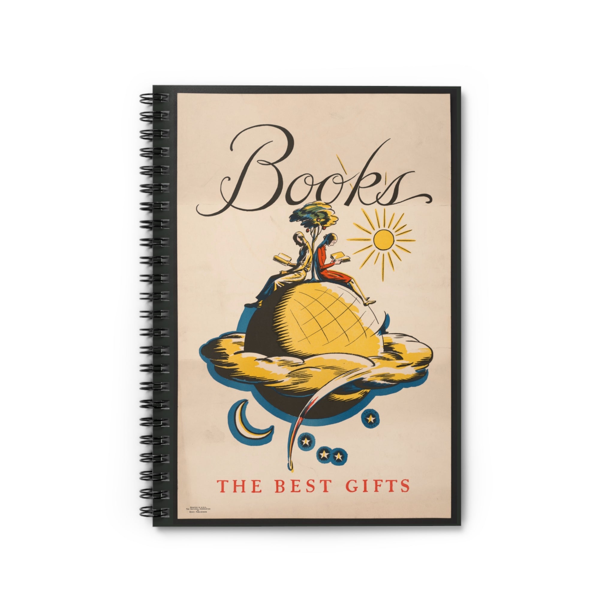 Books: the Best Gifts vintage spiral notebook