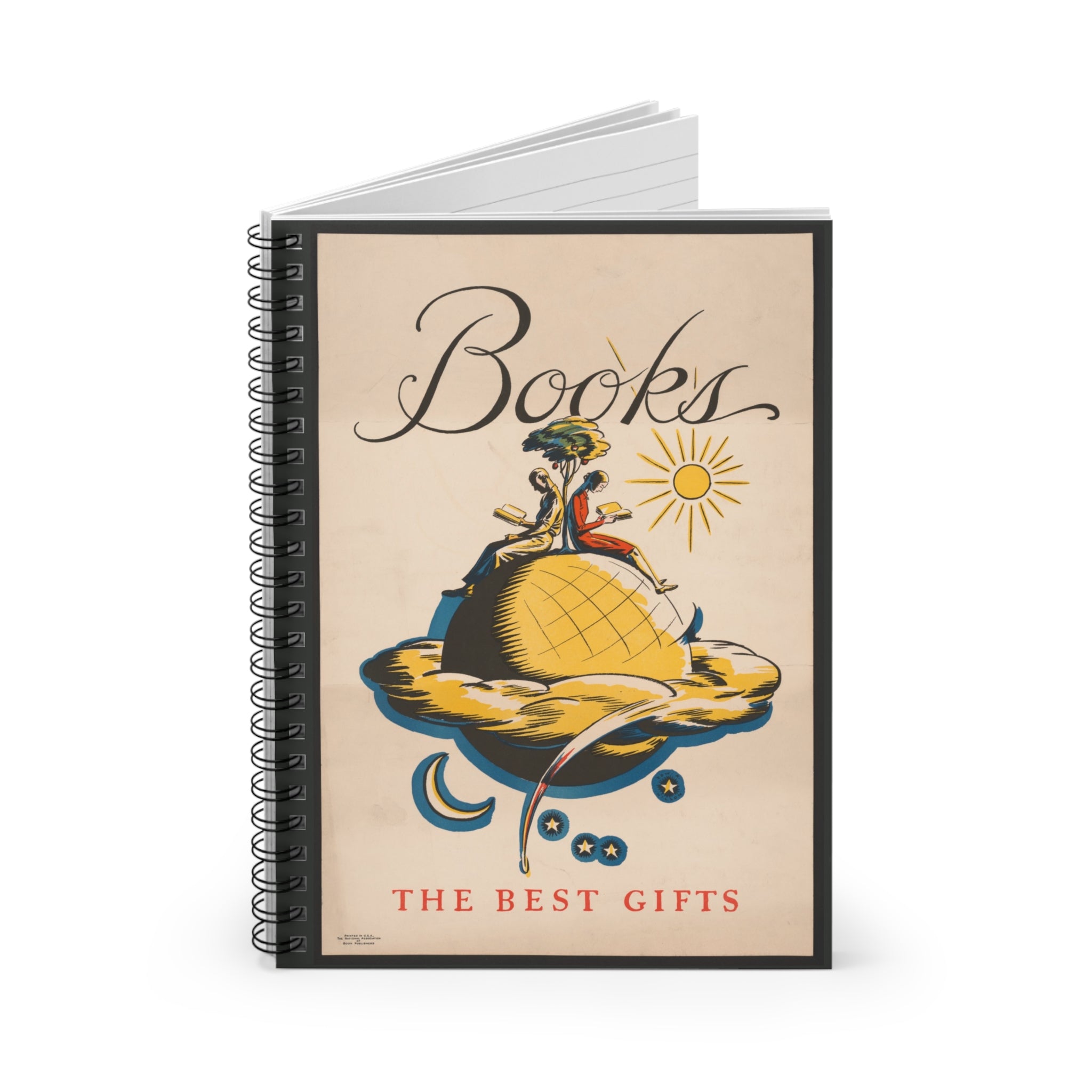 Books: the Best Gifts vintage spiral notebook